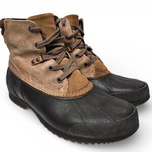 Sorel Ankeny Duck Boots Men Leather Waterproof Bottom Outdoor Activewear 10.5